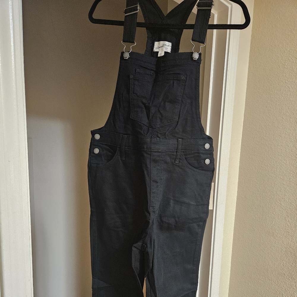 Black Jean Overalls